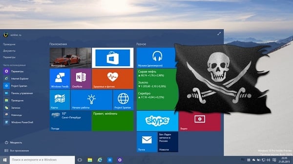 Piratska različica sistema Windows lahko povzroči zrušitev Update Center.