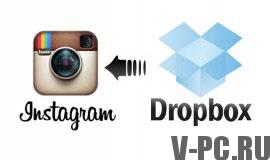 Dropbox naloži fotografije na Instagram