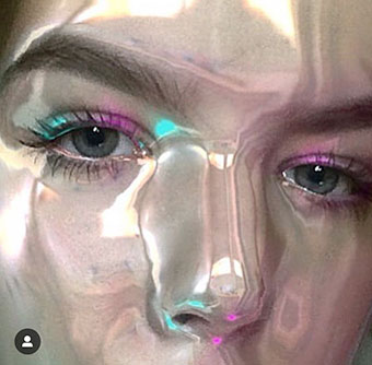 sijoča ​​maska ​​za kožo - kje na Instagramu Stories