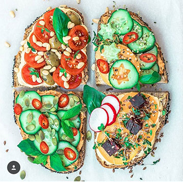 poletne foto ideje za instagram sendvič