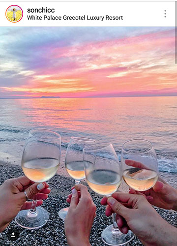 poletne foto ideje za instagram morsko vino