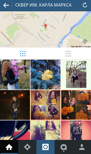 Kako najti fotografije po lokaciji na Instagramu