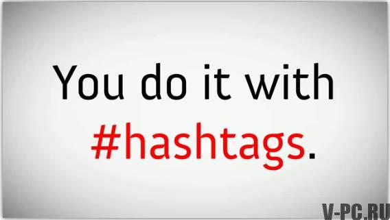 katere so priljubljene hashtage