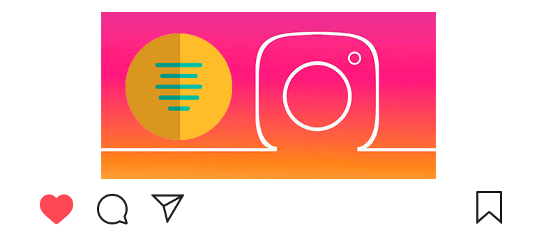 Kako narediti besedilo osredotočeno na Instagram