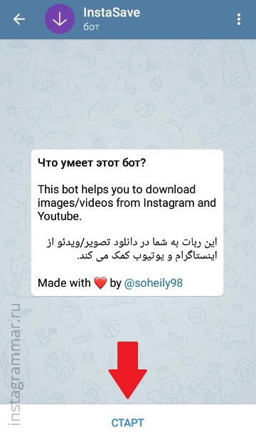 Anonimno gledanje Instagram Stories - Telegram bot