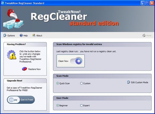Preverjanje registra z Regcleanerjem