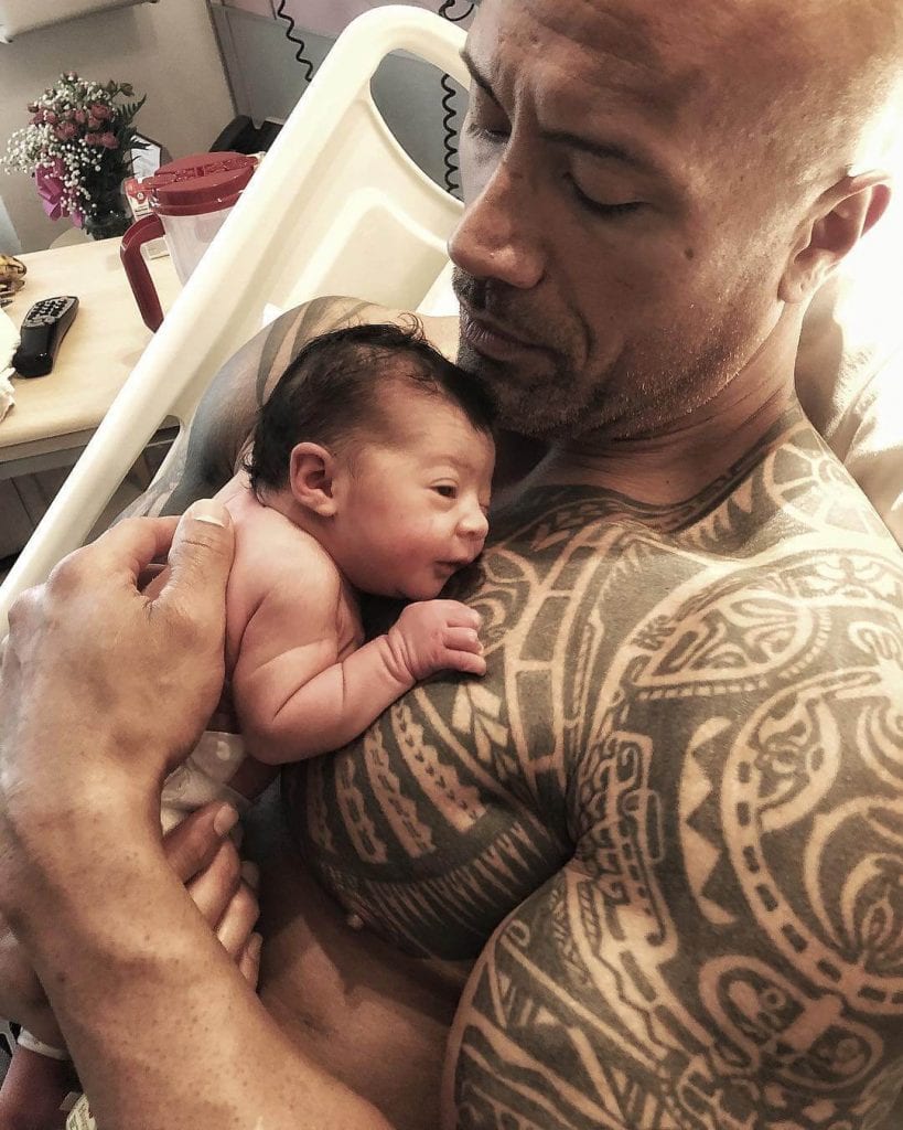 Dwayne Rock Johnson s hčerko Tiano Instagram